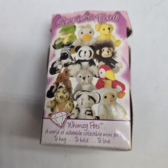 Whimzy Pets Paco Parrot Red Plush Bird Mini 3" 2009 Macaw Toy Stuffed Animal - Picture 3 of 7